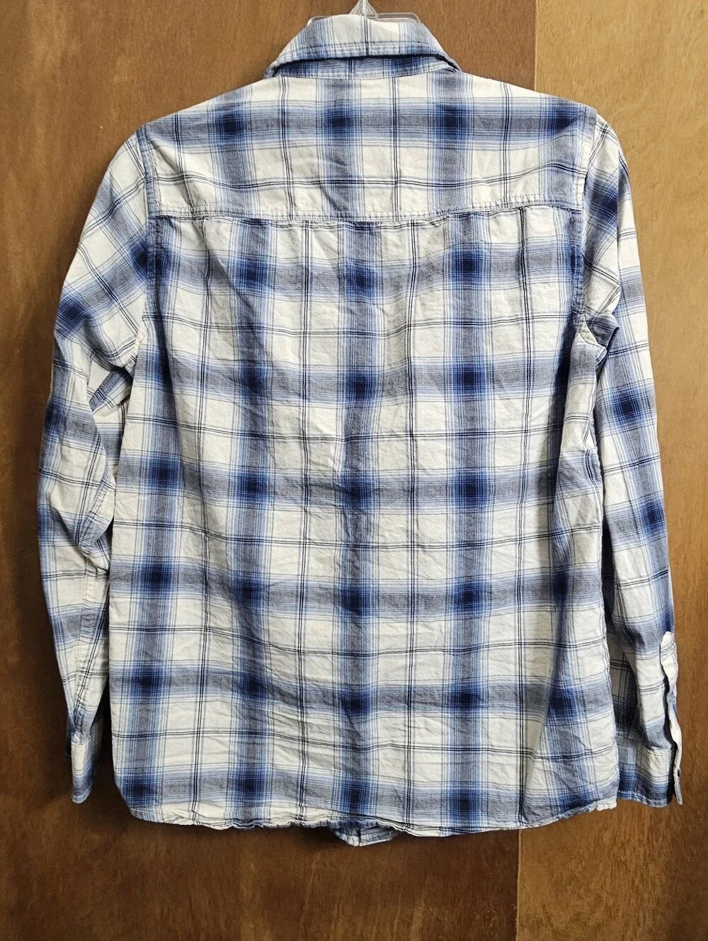Children's place big boys 16 XXL plaid long sleeve snap button shirt kids boy